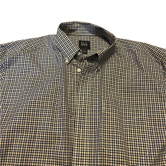 (3) JosABank “Traveler” Men’s size XXL long & short sleeve button up plaid shirt - Picture 3 of 7